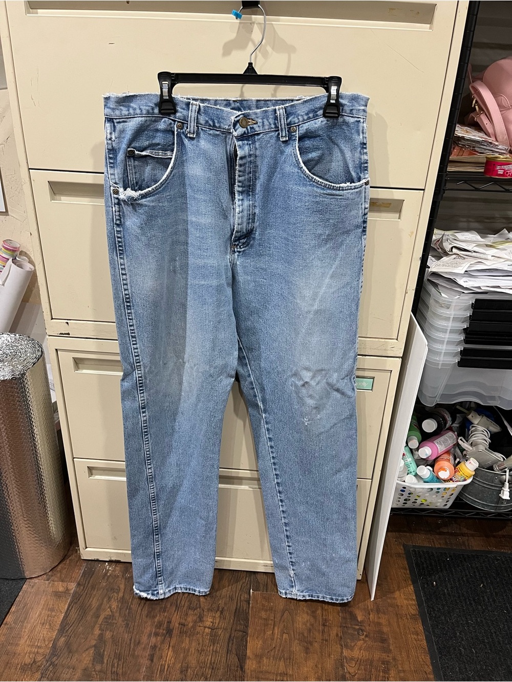 Wrangler rugged wear Light Blue Relaxed Fit Men's Jeans